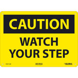 Global Industrial™ Caution Watch Your Step 10x14 Aluminum