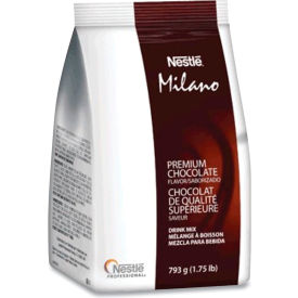 NescafE® Premium Hot Chocolate Mix, Rich Chocolate, 1.75 lb Bag, Pack of 4