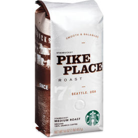 Starbucks® Roast Coffee, Pike Place® Roast, 1 lb, Pack of 6