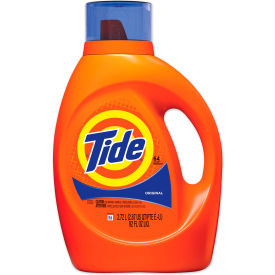 Tide® Liquid Laundry Detergent, Original Scent, 64 Loads, 92 oz. Bottle, 4/Case