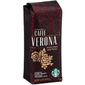 Starbucks® Bold Whole Bean Coffee, Caffe Verona®, 1 lb, Pack of 6