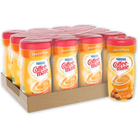 Coffee mate® Non-Dairy Powdered Creamer, Hazelnut, 15 oz Canister, 12/Carton