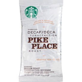 Starbucks® Decaffeinated Coffee, Pike Place® Decaf, 2.7 oz, Pack of 72
