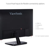ViewSonic VA2456-MHD 24 Inch IPS 1080p Monitor with Ultra-Thin Bezels, HDMI, DisplayPort and VGA Inputs for Home and Office