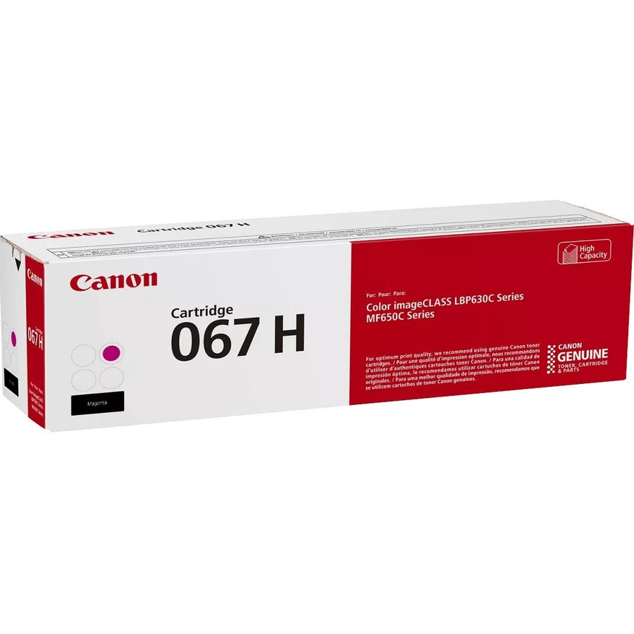 Canon 067 Original High Yield Laser Toner Cartridge - Magenta - 1 Pack