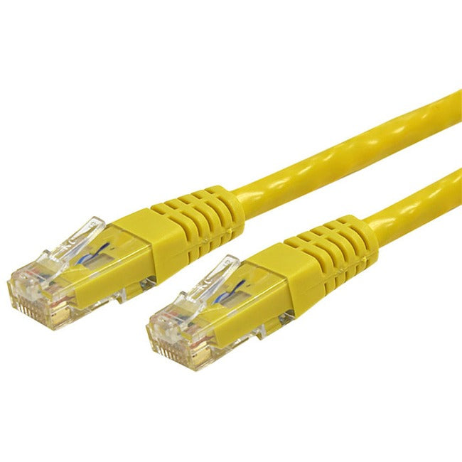 StarTech.com Star25 ft Yellow Molded Cat6 UTP Patch Cable - ETL Verified