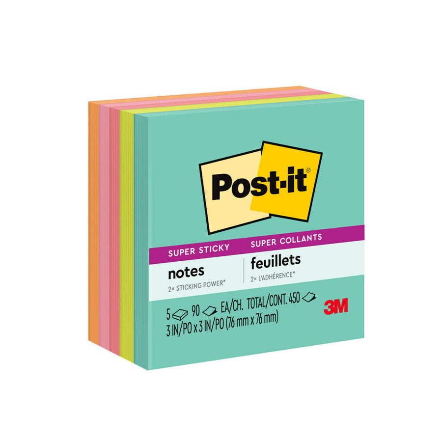 Post-it® Super Sticky Notes - Supernova Neons Color Collection