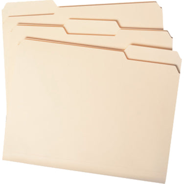 Smead 1/3 Tab Cut Letter Recycled Top Tab File Folder