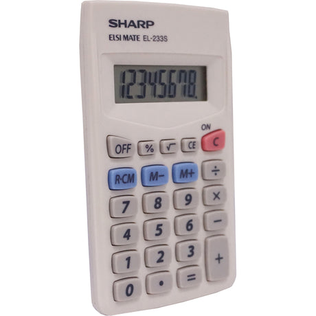 Sharp Calculators EL-233SB 8-Digit Pocket Calculator