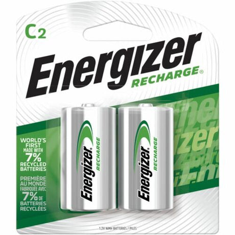 Energizer Recharge Universal Rechargeable C Battery 2-Packs
