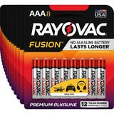 Rayovac Fusion Alkaline AAA Battery 8-Packs