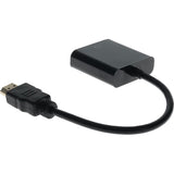 5PK Lenovo 701943-001 Comp HDMI 1.3 Male to VGA Female Black Active Adapters Which Includes Micro USB Port For Resolution Up to 1920x1200 (WUXGA)