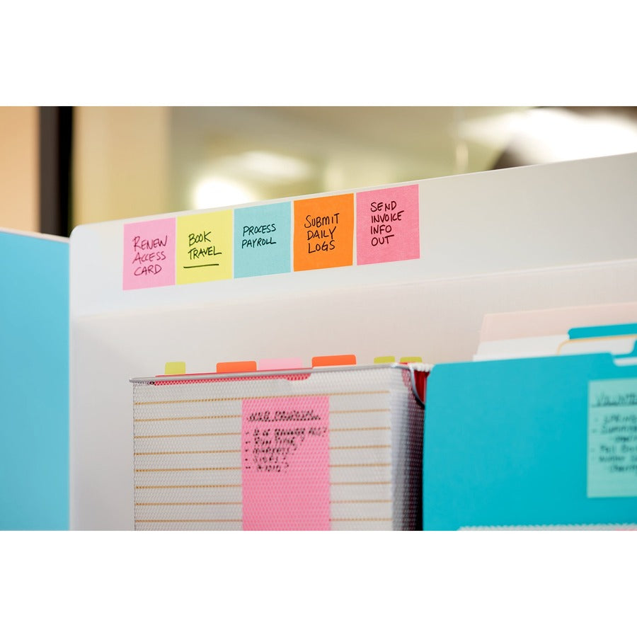 Post-it® Super Sticky Dispenser Notes - Supernova Neons Color Collection