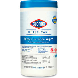 Clorox Healthcare 35309 Germicidal Wipes 6 3/4 X 9 Unscented 70/Canister