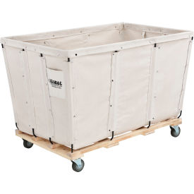 Global Industrial™ KD 24 Bushel Canvas Basket Bulk Truck