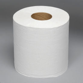 2-Ply Center-Pull Perforated Hand Towels 8" x 10" White 600 Ft./Roll 6/Case - BWK6400