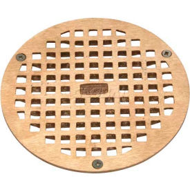 Zurn 7" Dia. Round Floor Drain W/Screws Brass