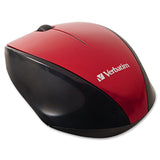 Verbatim Wireless Notebook Multi-Trac Blue LED Mouse - Red