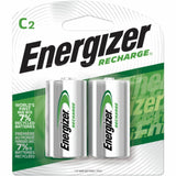 Energizer Recharge Universal Rechargeable C Batteries, 2 Pack