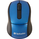 Verbatim Wireless Mini Travel Optical Mouse - Blue