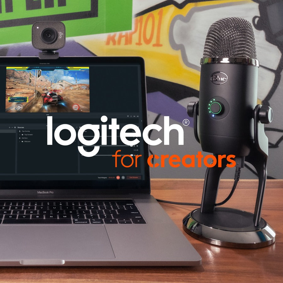 Logitech Webcam - 2.1 Megapixel - 60 fps - Graphite - USB - Retail
