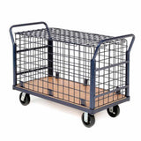 Global Industrial™ Euro Wire Security Truck 60 x 30 2400 Lb. Capacity