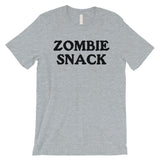 Zombie Snack Mens Silly Accurate Trendy Halloween T-Shirt Gag Gift