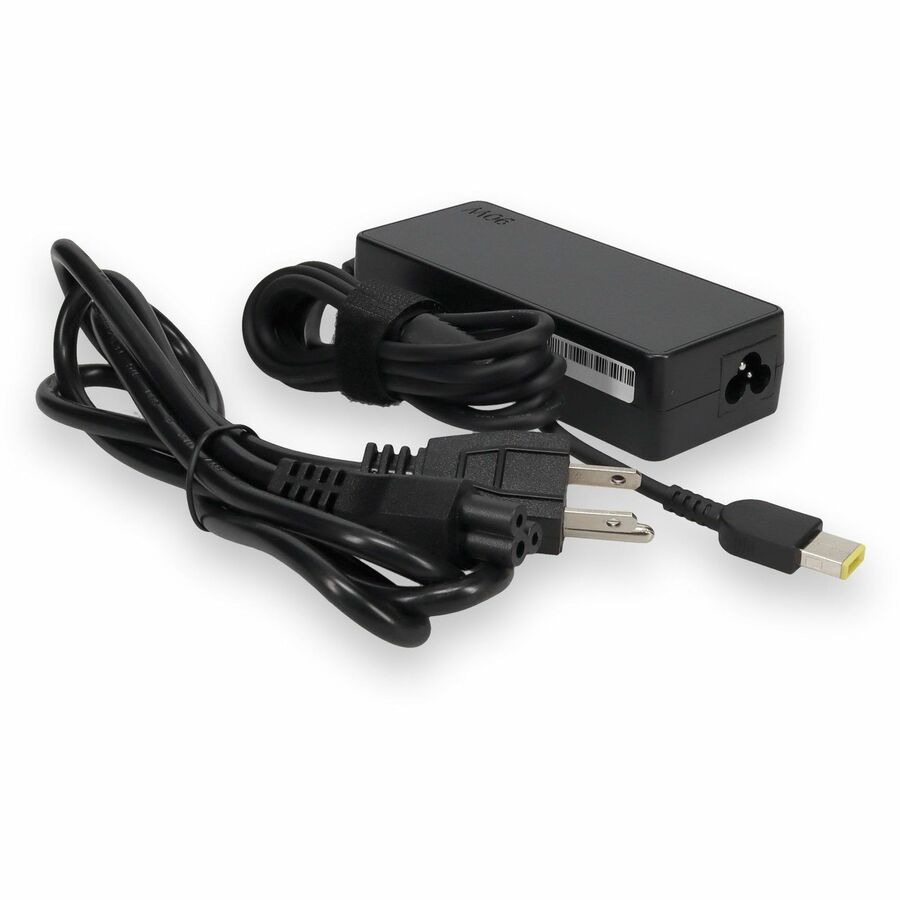 Lenovo 0B46994 Compatible 90W 20V at 4.5A Black Slim Tip Laptop Power Adapter and Cable