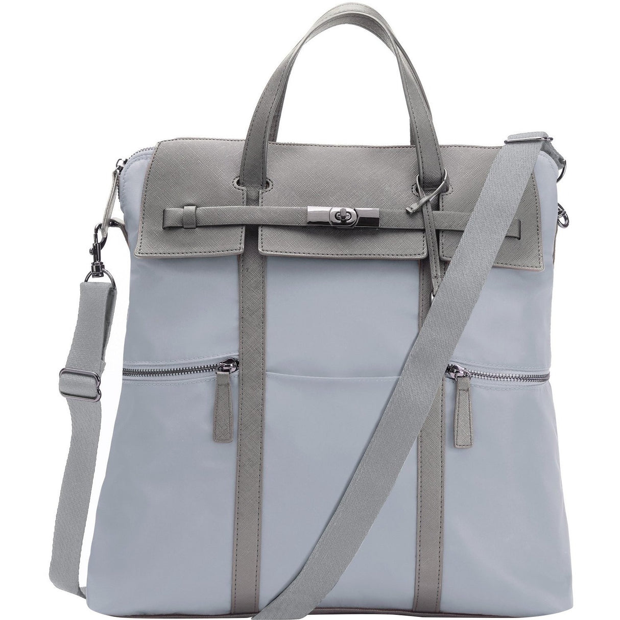 Francine Collection HighLine Carrying Case (Backpack/Tote) for 15" Notebook - Gray