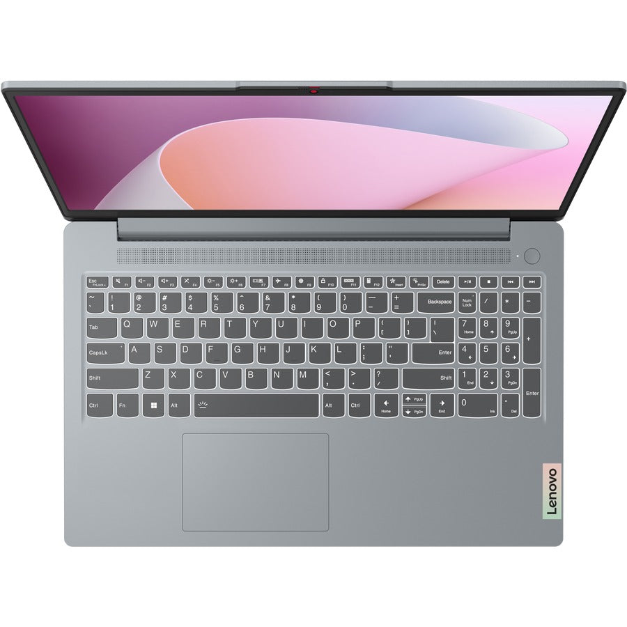 Lenovo IdeaPad Slim 3 15AMN8 82XQ001GUS 15.6" Notebook - Full HD - 1920 x 1080 - AMD Ryzen 3 7320U Quad-core (4 Core) 2.40 GHz - 8 GB Total RAM - 8 GB On-board Memory - 256 GB SSD - Arctic Gray