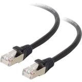 C2G-50ft Cat5e Molded Shielded (STP) Network Patch Cable - Black