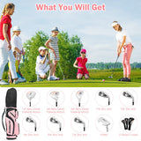 10 Pieces Womens Complete Golf Club Set with Alloy Driver