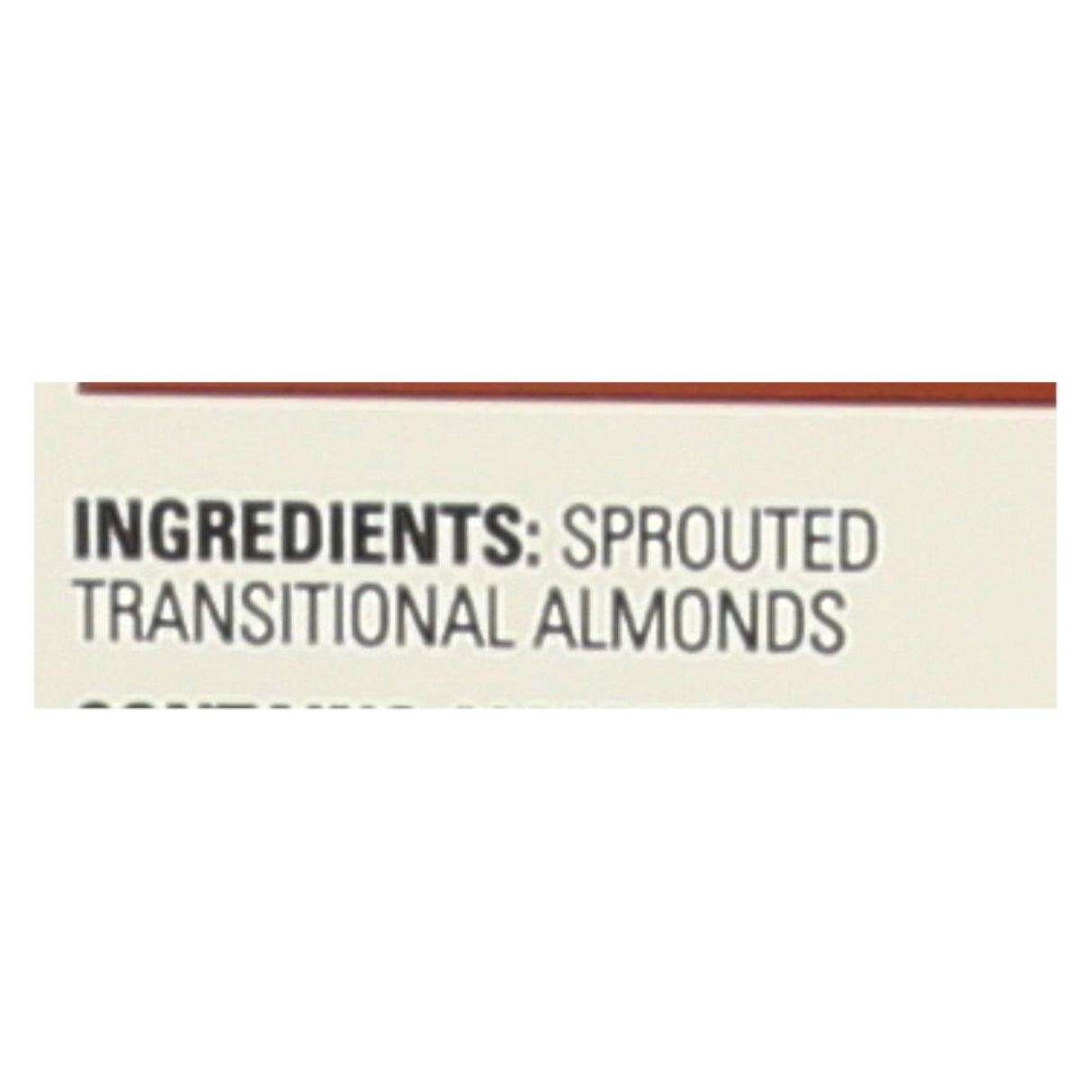 Living Intentions Activated Sprouted Nuts Unsalted Almonds  - Case Of 6 - 6 Oz