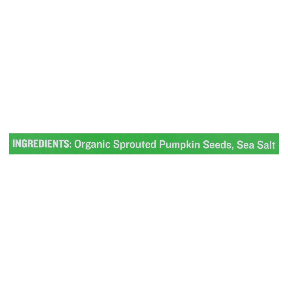 Go Raw - Seed Pumpkin Sea Salt Sprtd - Case Of 12 - 1 Oz