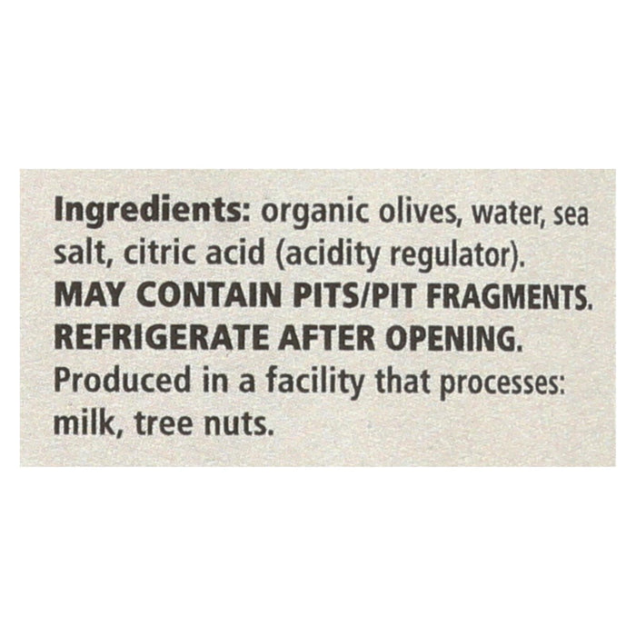 Divina - Organic Pitted Green Olives - Case Of 6 - 6 Oz.