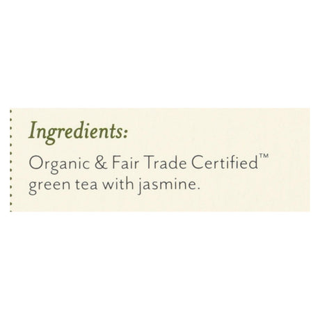 Rishi Organic Green Tea - Jasmine - Case Of 6 - 15 Bags