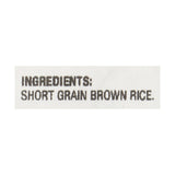 Lundberg Family Farms Brown Short Grain Rice - Case Of 25 Lbs