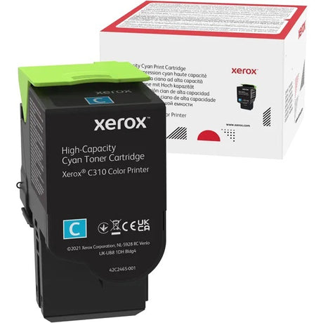 Xerox Original High Yield Laser Toner Cartridge - Single Pack - Cyan - 1 / Pack