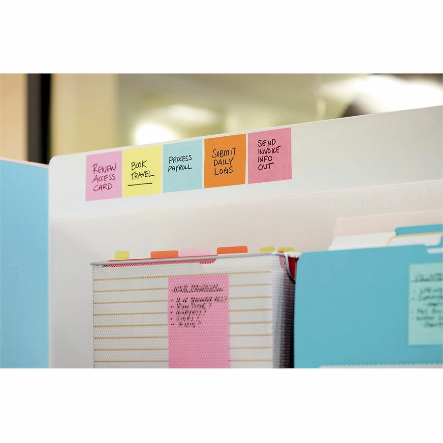 Post-it® Super Sticky Dispenser Notes - Supernova Neons Color Collection