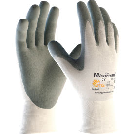 PIP MaxiFoam® Foam Nitrile Coated Gloves, Gray, 12 Pairs, M