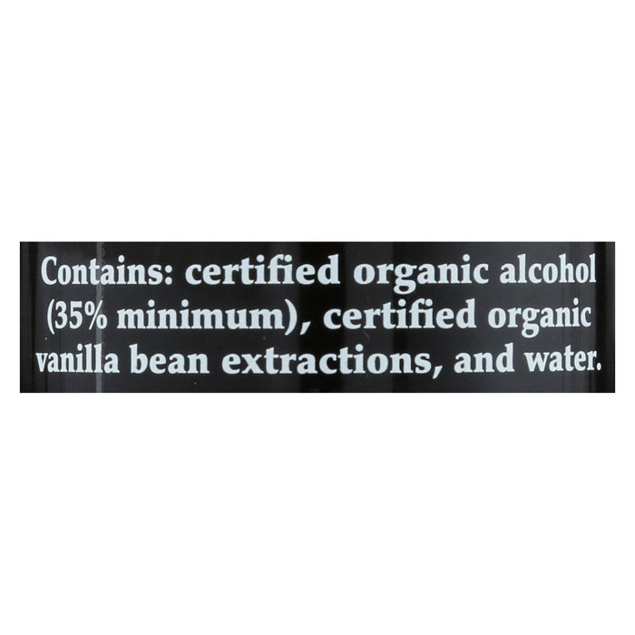 M&b Spices Organic Pure Vanilla Extract  - Case Of 3 - 4 Oz