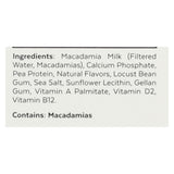 Milkadamia Macadamia Milk With Unsweetened Vanilla  - Case Of 6 - 32 Fz