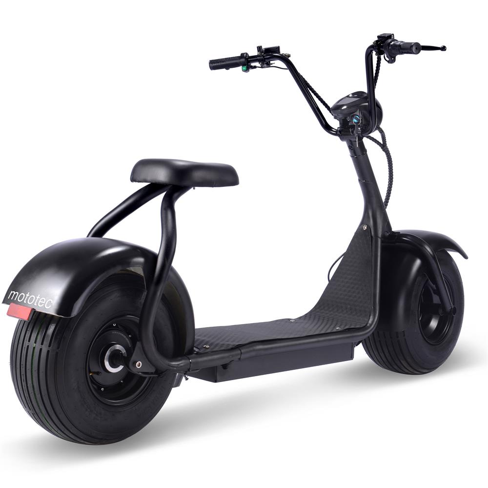 Fat Tire 60v 18ah 2000w Lithium Electric Scooter Black