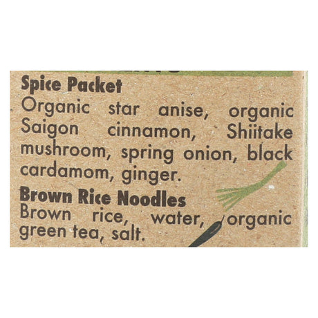 Star Anise Foods Soup - Brown Rice Noodle - Vietnamese - Happy Pho - Shiitake Mushroom - 4.5 Oz - Case Of 6