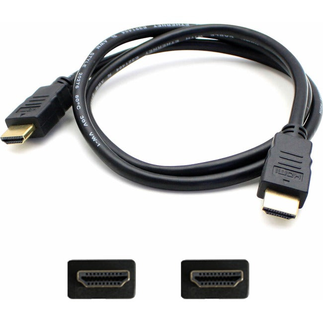 AddOn 5-Pack of 3ft HDMI Male to Male Black Cables