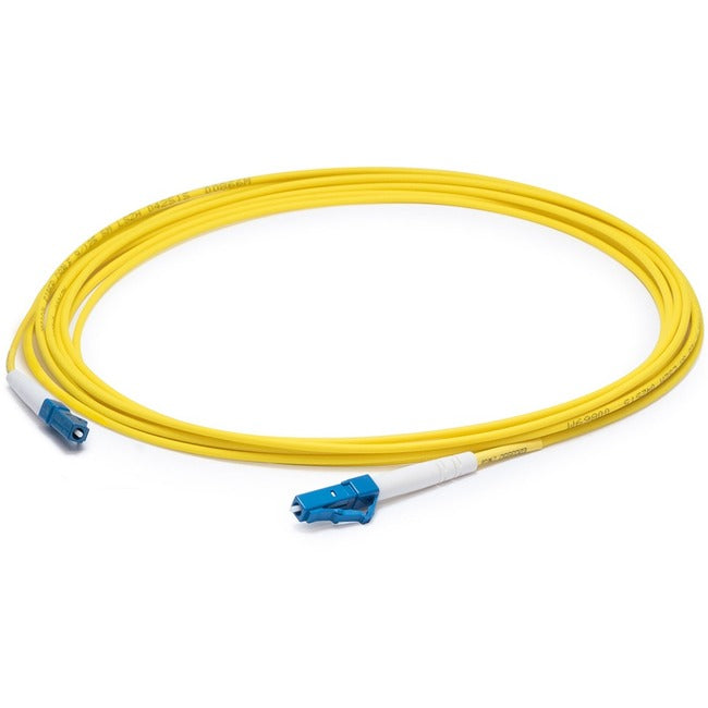 AddOn 20m LC (Male) to LC (Male) Yellow OS1 Simplex Fiber OFNR (Riser-Rated) Patch Cable