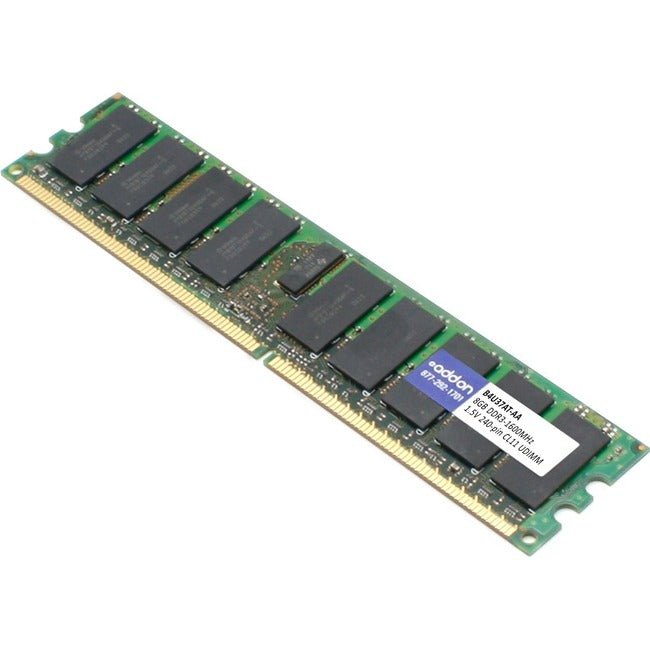 AddOn AA160D3N/8G x1 HP B4U37AT Compatible 8GB DDR3-1600MHz Unbuffered Dual Rank 1.5V 240-pin CL11 UDIMM