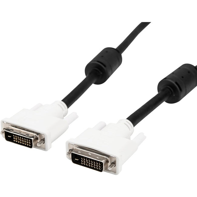 Rocstor Premium 10ft DVI-D Dual Link Cable - M/M - 10ft - Black - Video Monitor Cable