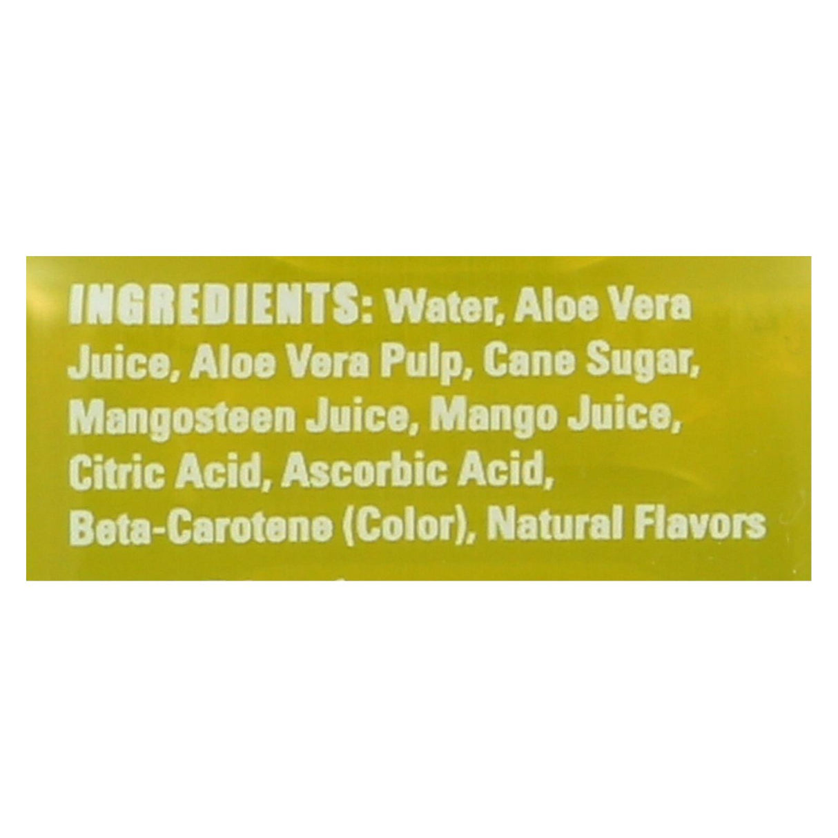 Alo Original Allure Aloe Vera Juice Drink - Mangosteen And Mango - Case Of 12 - 16.9 Fl Oz.