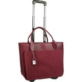 WIB Florence Carrying Case (Rolling Tote) for 17.3" Notebook - Burgundy